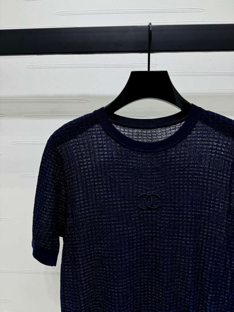 Chanel Women's Fashion Knitted T-shirt C81022