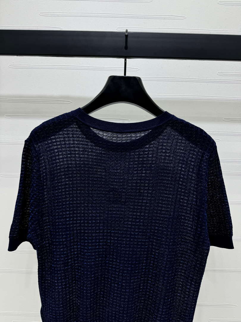 Chanel Women's Fashion Knitted T-shirt C81022
