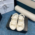 Chanel Women's fashion Knitwear Sandals G35930 White - 34 - View 1