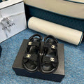 Chanel Women's fashion Knitwear Sandals G35931 Black - 34 - View 1