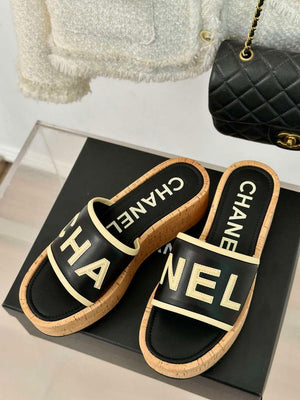 Chanel Women's fashion Knitwear Slippers C88108 - Euro 35=US 4 - View 1