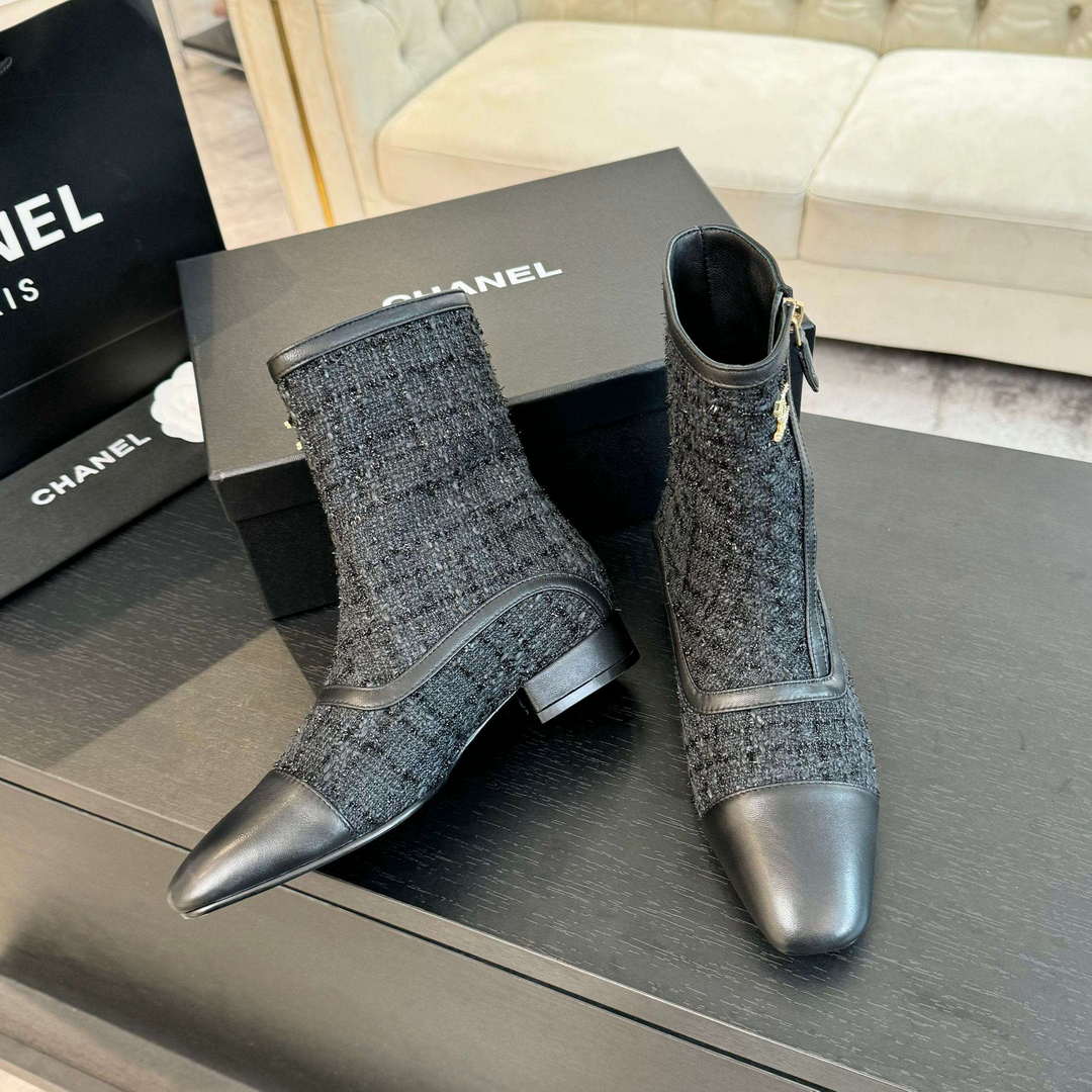 Chanel Women's Fashion Martin Boots C90291 - Euro 35=US 4 - View 3