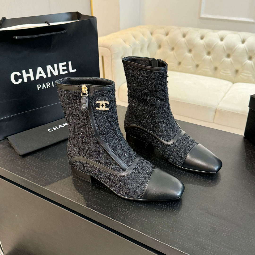 Chanel Women's Fashion Martin Boots C90291 - Euro 35=US 4 - View 4