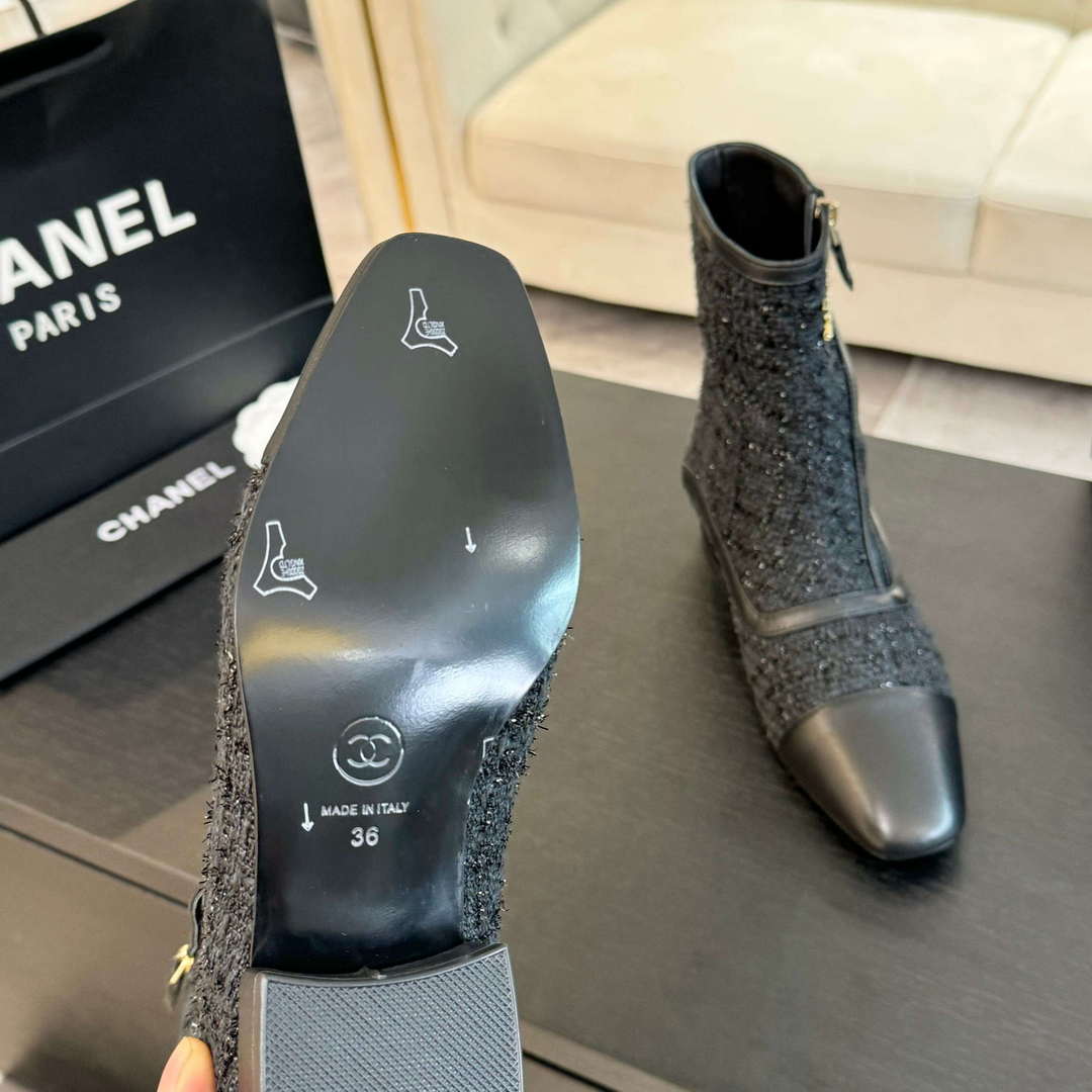 Chanel Women's Fashion Martin Boots C90291 - Euro 35=US 4 - View 6