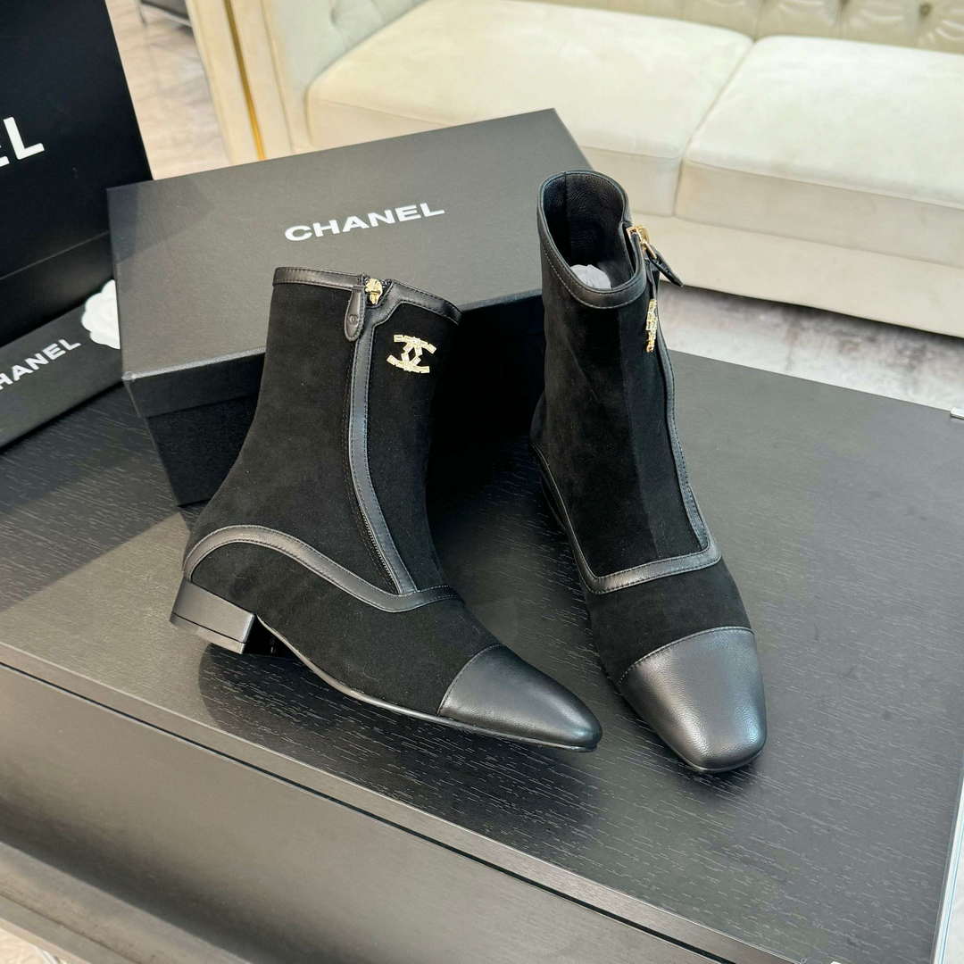 Chanel Women's Fashion Martin Boots C90292 - Euro 35=US 4 - View 9