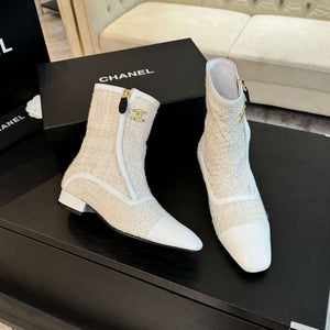 Chanel Women's Fashion Martin Boots C90293 - Euro 35=US 4 - View 1