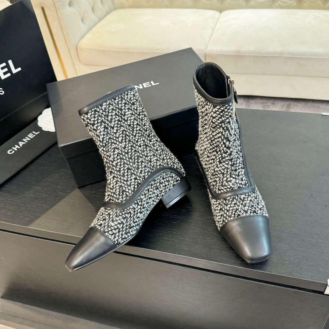 Chanel Women's Fashion Martin Boots C90294 - Euro 35=US 4 - View 1