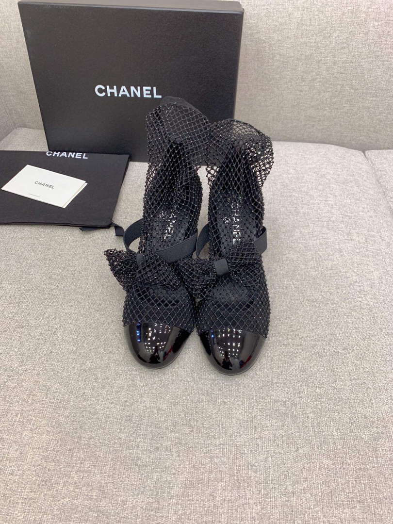 Chanel Women's Fashion Mesh Socks Shoes C92314