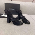 Chanel Women's Fashion Mesh Socks Shoes C92314 - US 4=Euro 35 - View 1