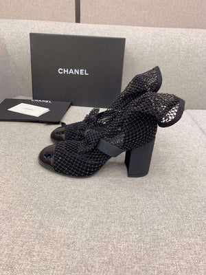 Chanel Women's Fashion Mesh Socks Shoes C92314 - US 4=Euro 35 - View 3