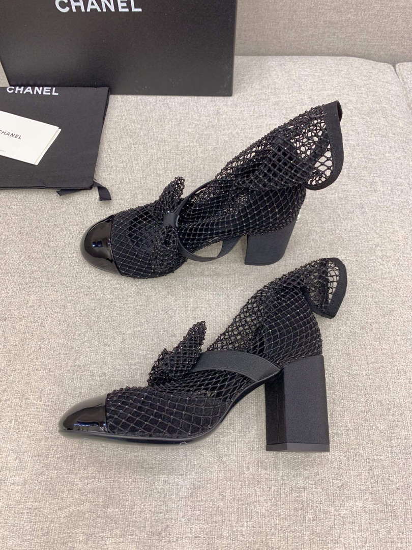 Chanel Women's Fashion Mesh Socks Shoes C92314