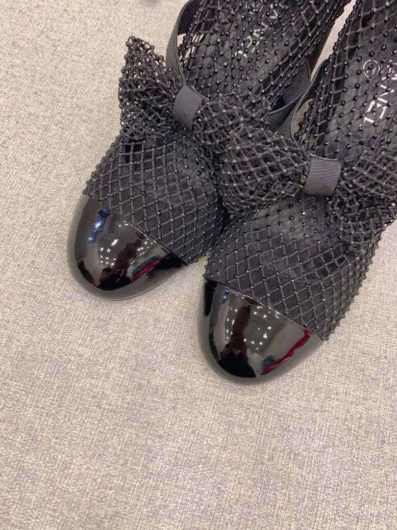 Chanel Women's Fashion Mesh Socks Shoes C92314 - US 4=Euro 35 - View 5