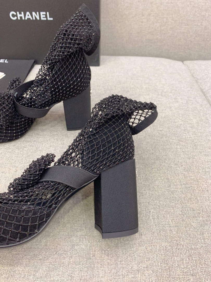 Chanel Women's Fashion Mesh Socks Shoes C92314