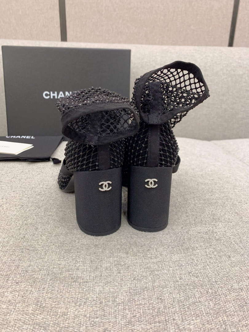 Chanel Women's Fashion Mesh Socks Shoes C92314