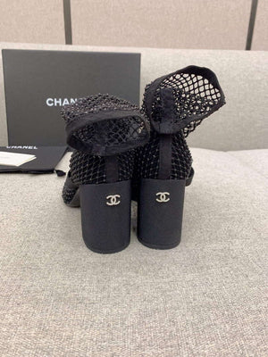 Chanel Women's Fashion Mesh Socks Shoes C92314 - US 4=Euro 35 - View 8