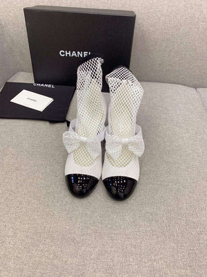 Chanel Women's Fashion Mesh Socks Shoes C92315 - US 4=Euro 35 - View 2