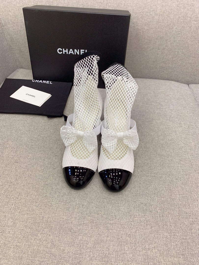 Chanel Women's Fashion Mesh Socks Shoes C92315