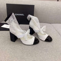 Chanel Women's Fashion Mesh Socks Shoes C92315 - US 4=Euro 35 - View 1