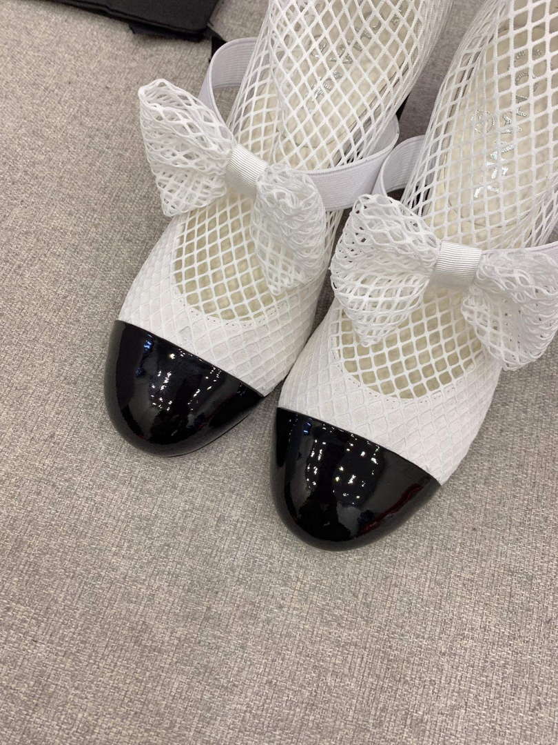 Chanel Women's Fashion Mesh Socks Shoes C92315 - US 4=Euro 35 - View 5