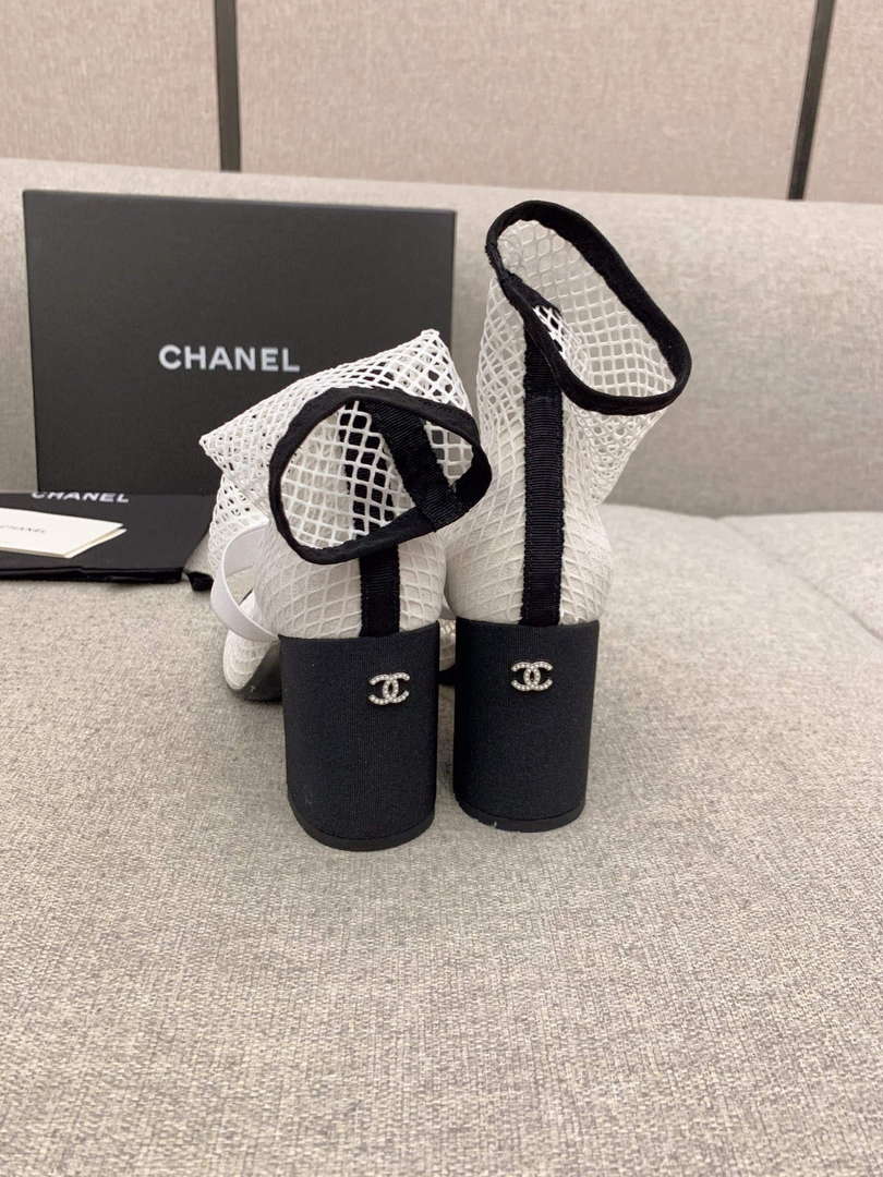 Chanel Women's Fashion Mesh Socks Shoes C92315