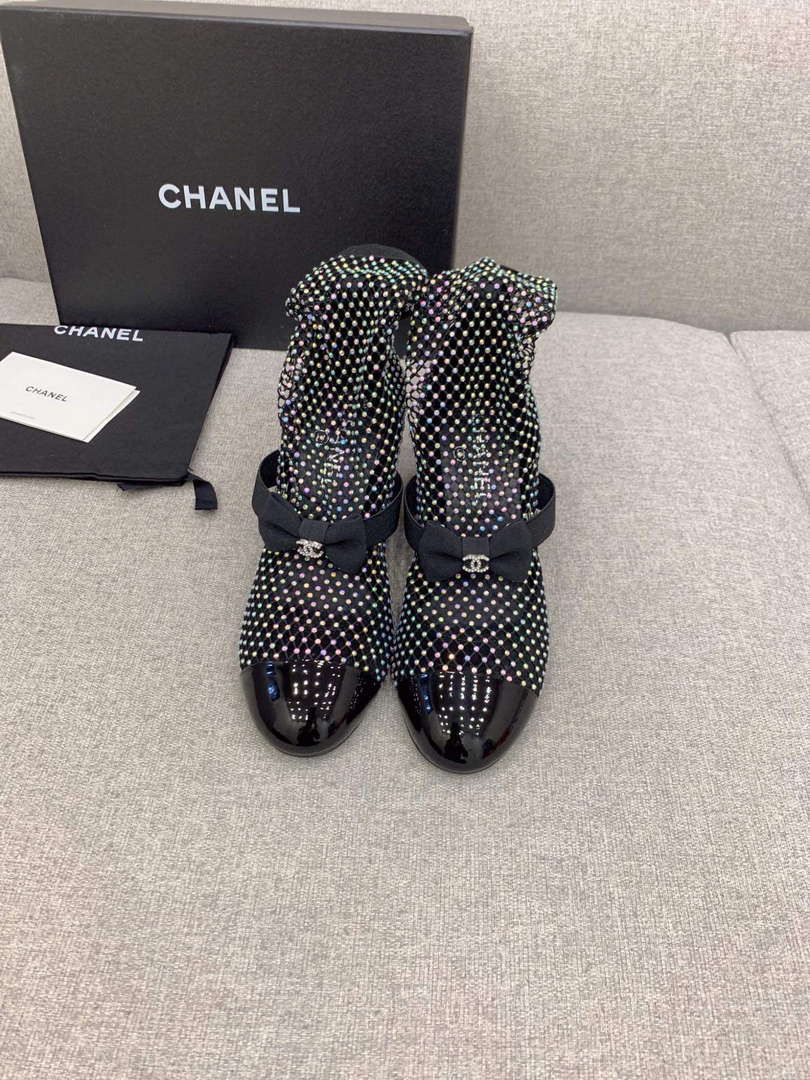 Chanel Women's Fashion Mesh Socks Shoes C92316