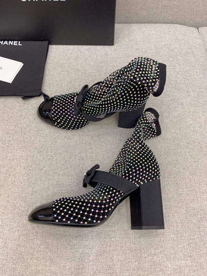 Chanel Women's Fashion Mesh Socks Shoes C92316 - US 4=Euro 35 - View 4