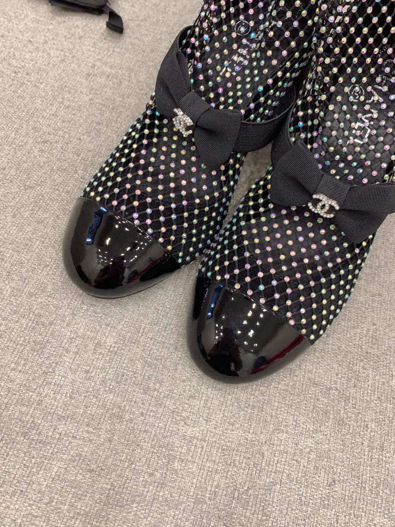 Chanel Women's Fashion Mesh Socks Shoes C92316