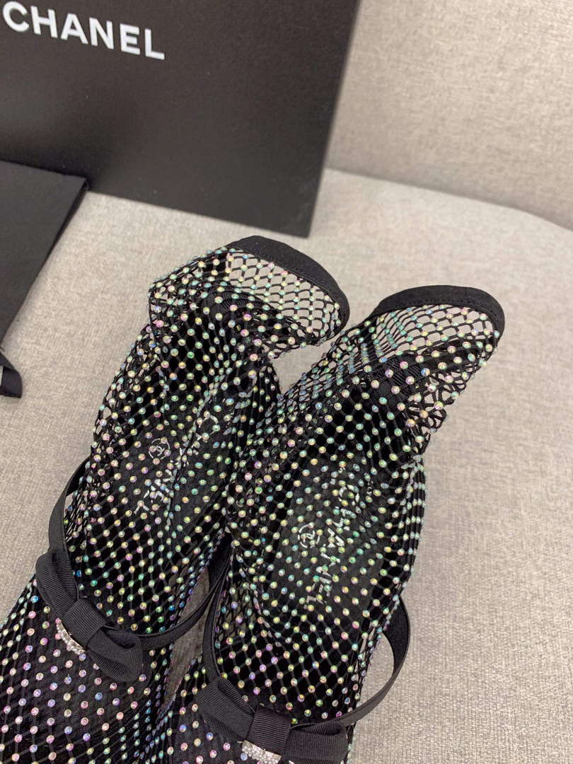 Chanel Women's Fashion Mesh Socks Shoes C92316