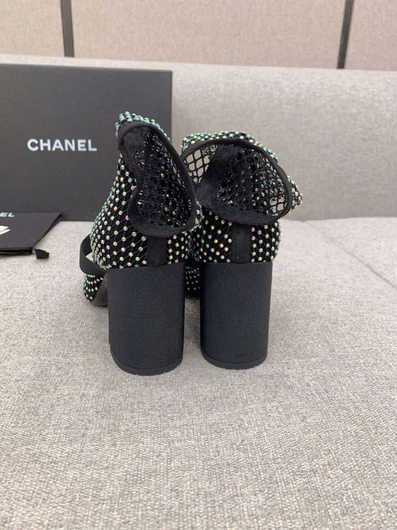 Chanel Women's Fashion Mesh Socks Shoes C92316 - US 4=Euro 35 - View 8
