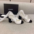 Chanel Women's Fashion Mesh Socks Shoes C92317 - US 4=Euro 35 - View 1