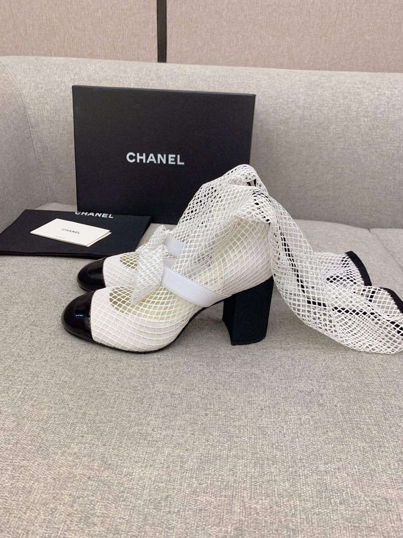 Chanel Women's Fashion Mesh Socks Shoes C92317