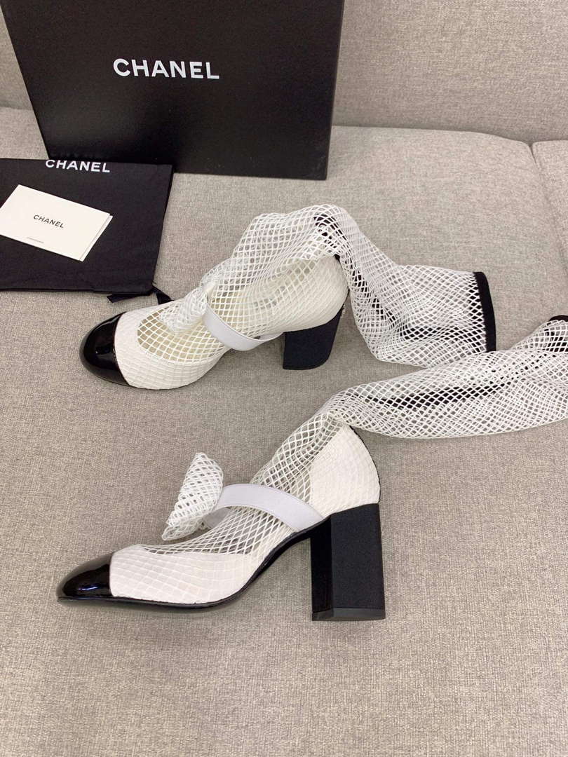 Chanel Women's Fashion Mesh Socks Shoes C92317