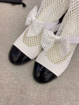 Chanel Women's Fashion Mesh Socks Shoes C92317 - US 4=Euro 35 - View 5
