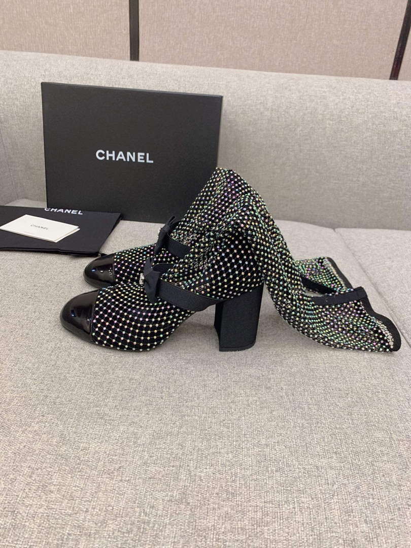 Chanel Women's Fashion Mesh Socks Shoes C92318