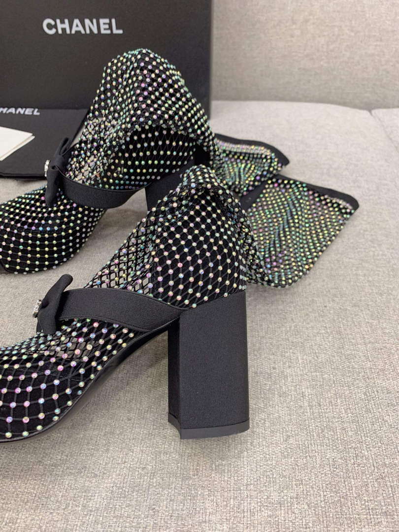 Chanel Women's Fashion Mesh Socks Shoes C92318
