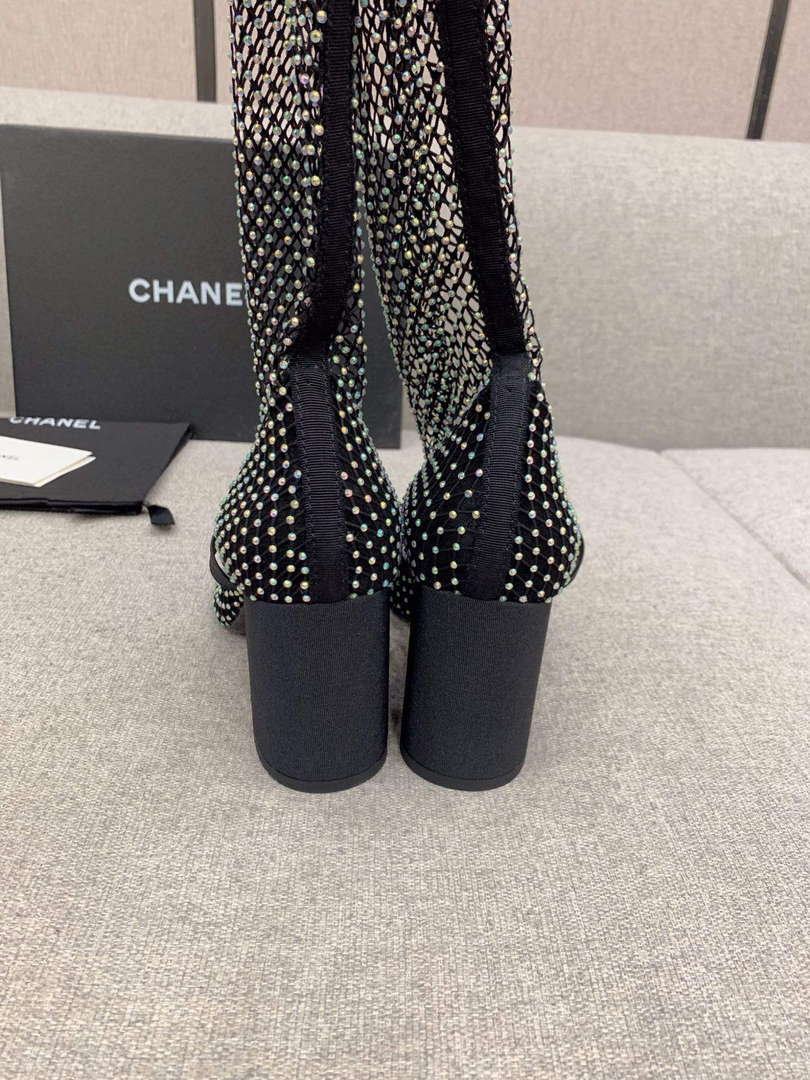Chanel Women's Fashion Mesh Socks Shoes C92318