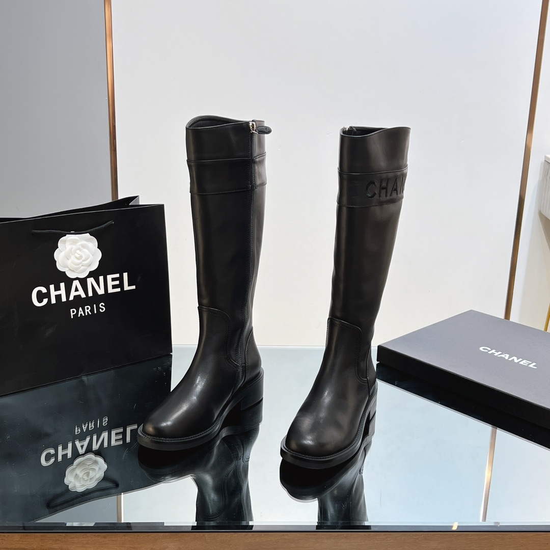 Chanel Women's Fashion Shoes High Boots C92401 - US 4=Euro 35 - View 3