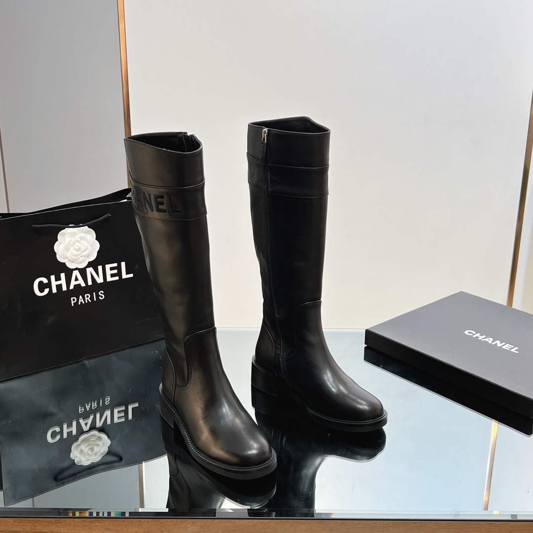 Chanel Women's Fashion Shoes High Boots C92401 - US 4=Euro 35 - View 4