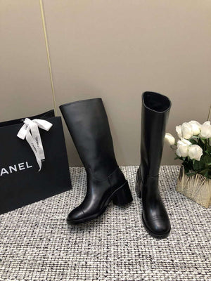 Chanel Women's Fashion Shoes High Boots C92410 - US 4=Euro 35 - View 1