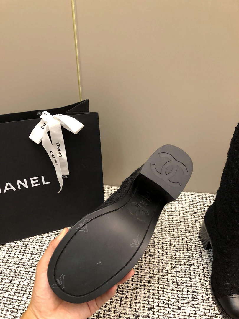Chanel Women's Fashion Shoes High Boots C92415 - US 4=Euro 35 - View 8