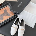 Chanel Women's Fashion Shoes Moccasins Lambskin C93671
