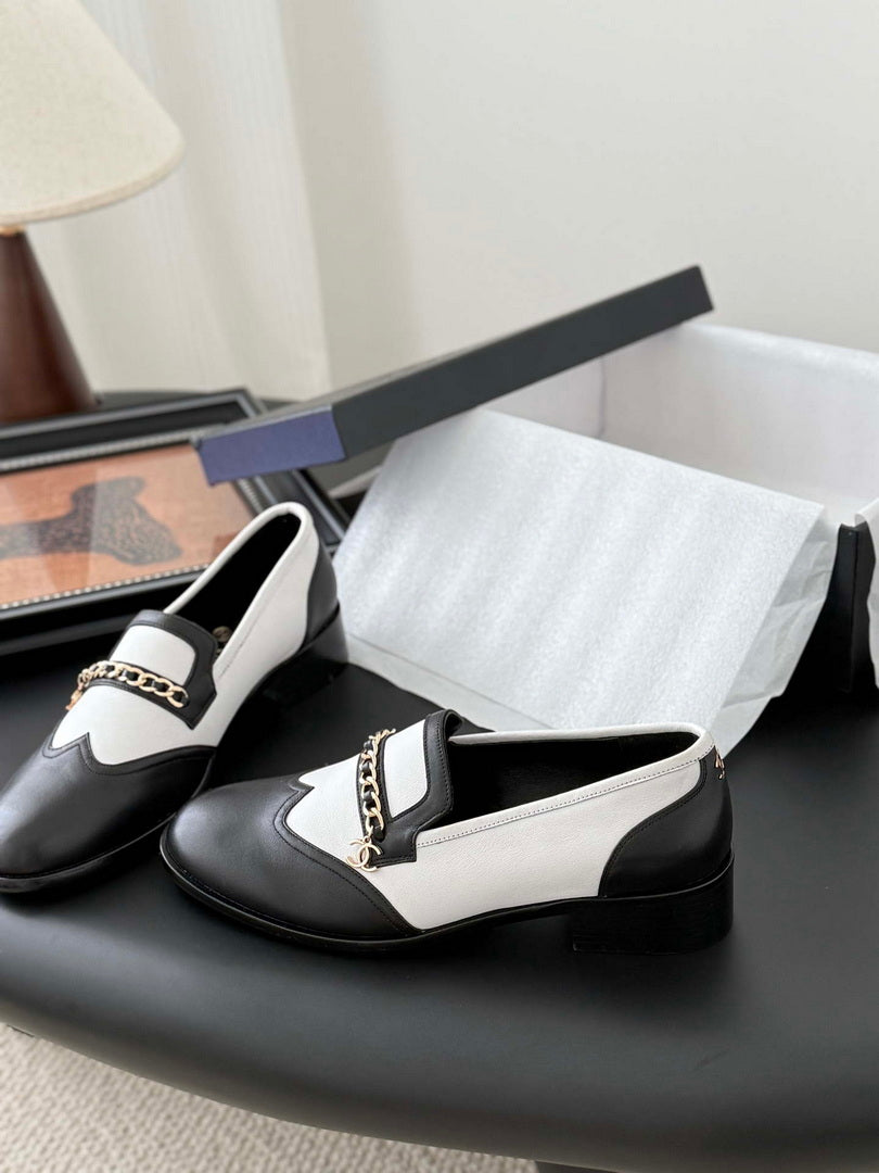 Chanel Women's Fashion Shoes Moccasins Lambskin C93672