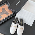 Chanel Women's Fashion Shoes Moccasins Lambskin C93674