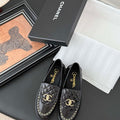 Chanel Women's Fashion Shoes Moccasins Lambskin C93676