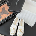 Chanel Women's Fashion Shoes Moccasins Lambskin C93679