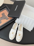 Chanel Women's Fashion Shoes Moccasins Lambskin C93679