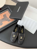 Chanel Women's Fashion Shoes Moccasins Lambskin C93681