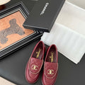 Chanel Women's Fashion Shoes Moccasins Lambskin C93682