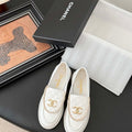 Chanel Women's Fashion Shoes Moccasins Lambskin C93683