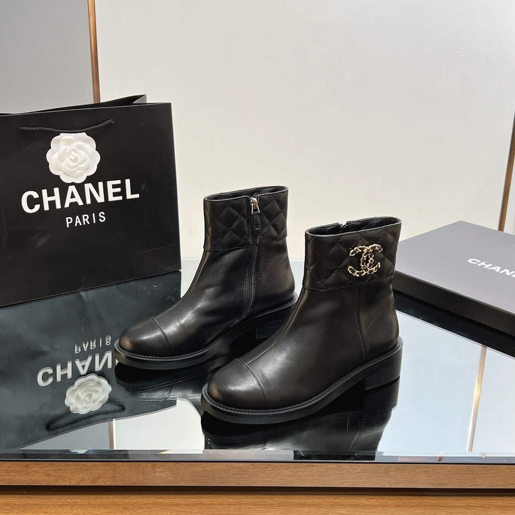 Chanel Women's Fashion Shoes Short Boots C92402